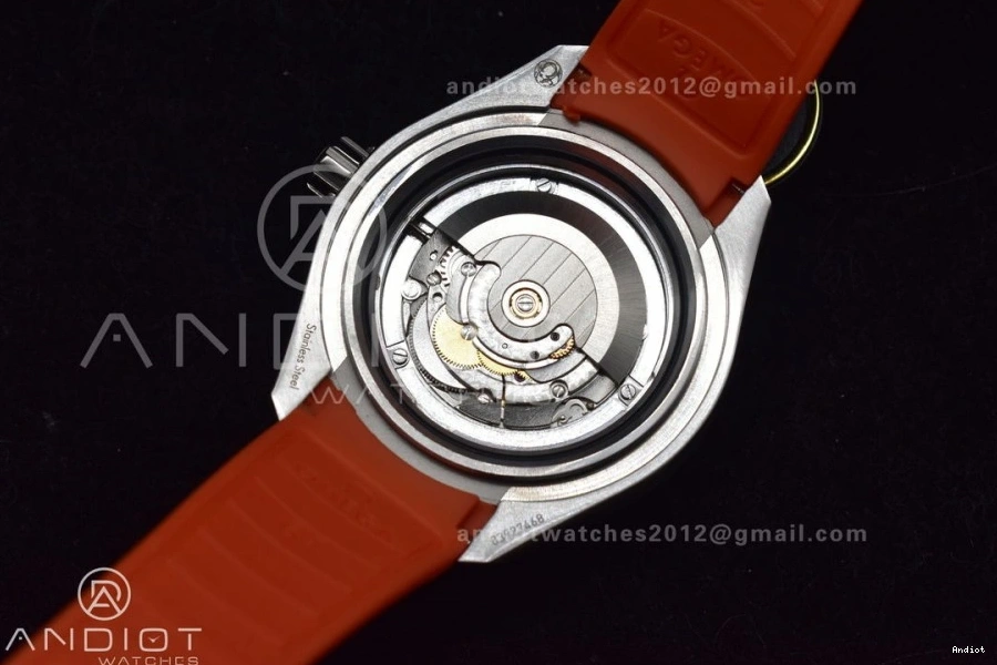 Best Black Gray Orange on 6000M Seamaster Dial Edition Rubber 1:1 Bezel Ceramic A2824 SS Ultra TF Deep Strap 1103